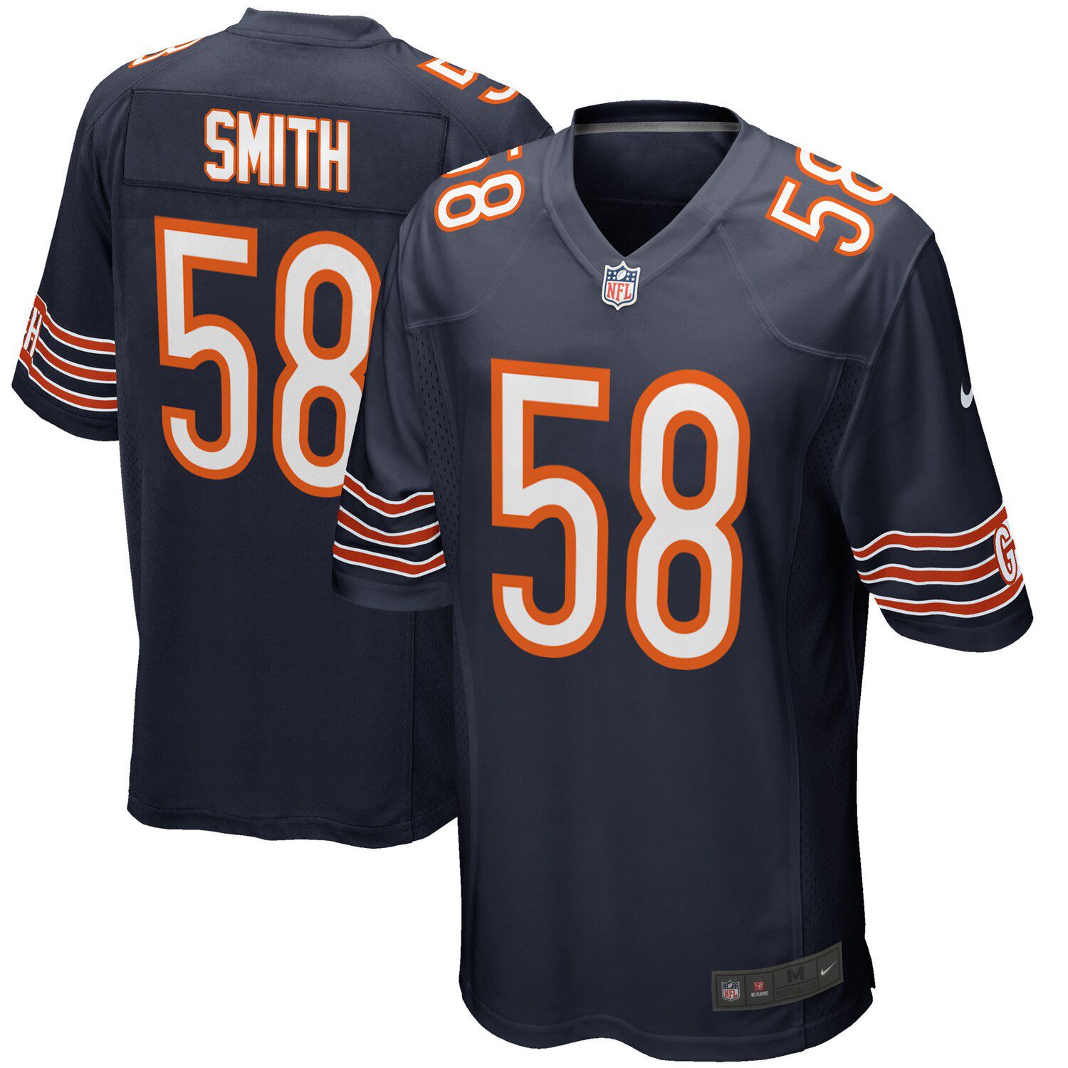 Nike Roquan Smith Navy Chicago Bears 