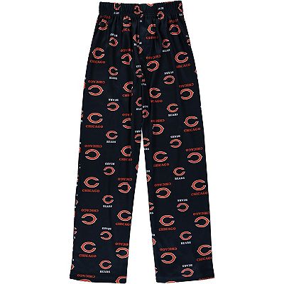 Chicago Bears Youth All Over Print Lounge Pants Navy Blue