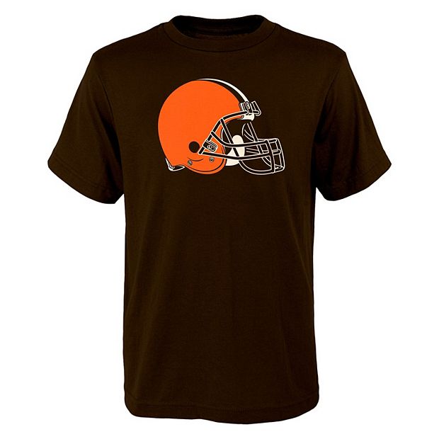 Youth Brown Cleveland Browns Team Logo T-Shirt