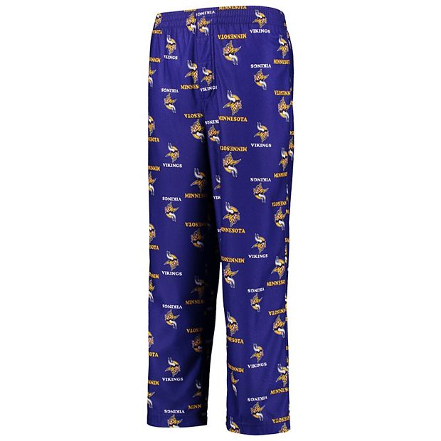 Youth Purple Minnesota Vikings Allover Print Pajama Pants