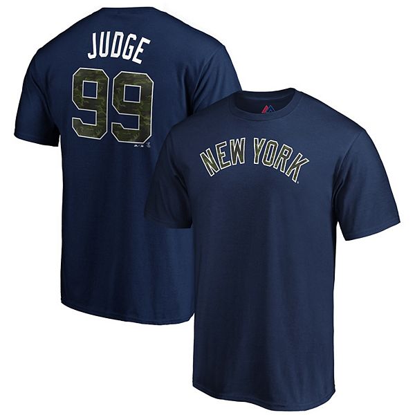 Get The Gear: Men's New York Yankees Aaron Judge Majestic Navy Official T- Shirt 