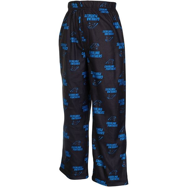 Carolina Panthers Preschool Allover Logo Printed Pants Black