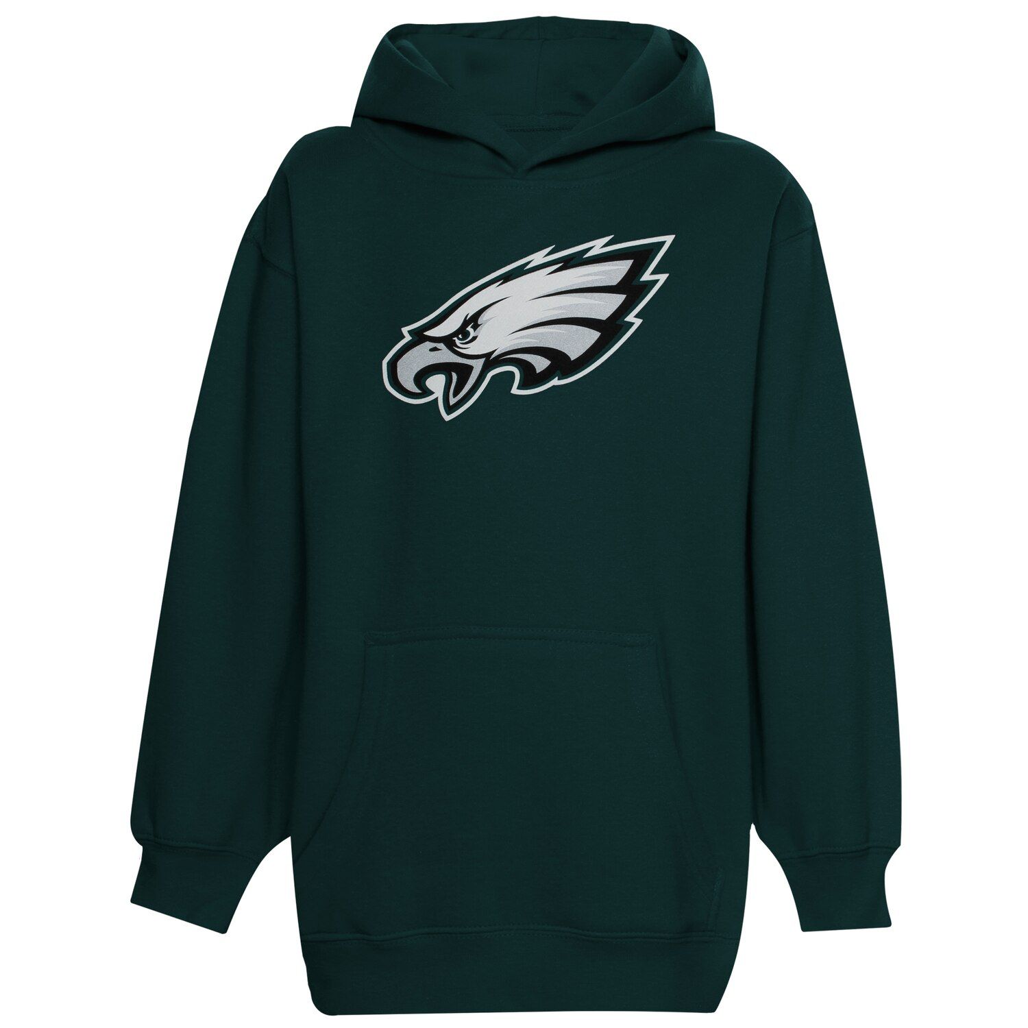 Men's Starter Midngiht Green/Black Philadelphia Eagles Logo Extreme  Full-Zip Hoodie