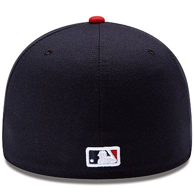 Men's New Era Navy/Red Atlanta Braves Home Authentic Collection On-Field 59FIFTY Fitted Hat