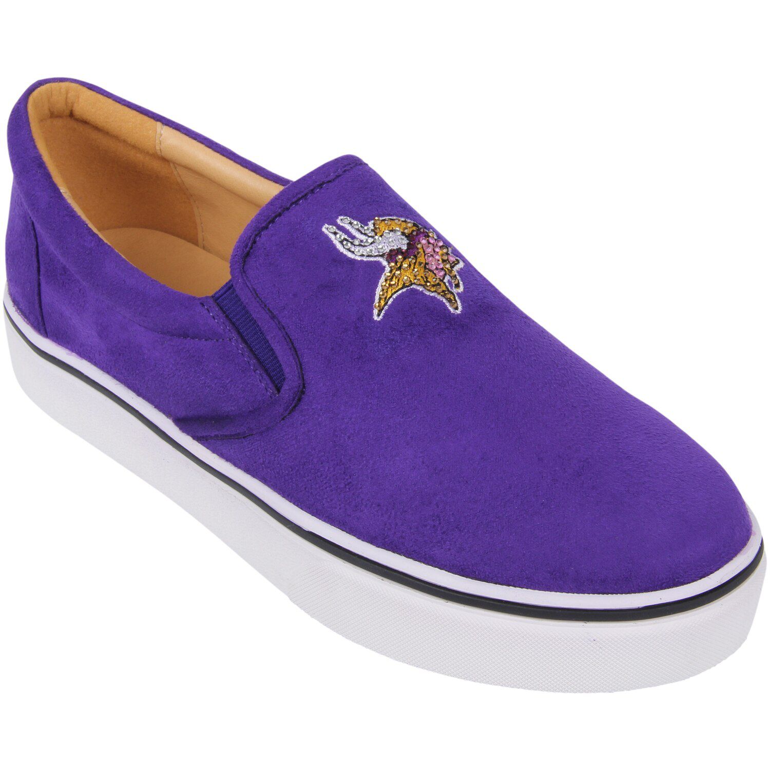 purple slip on shoes