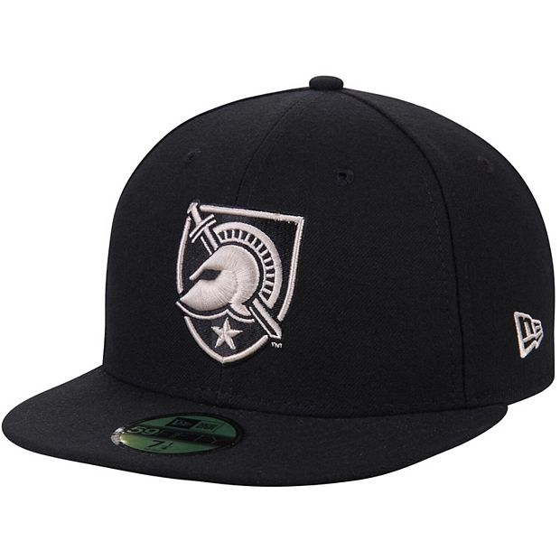 Men's New Era Army Black Knights Black & White 59FIFTY Fitted Hat