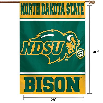 WinCraft NDSU Bison 28" x 40" Full Name Single-Sided Vertical Banner