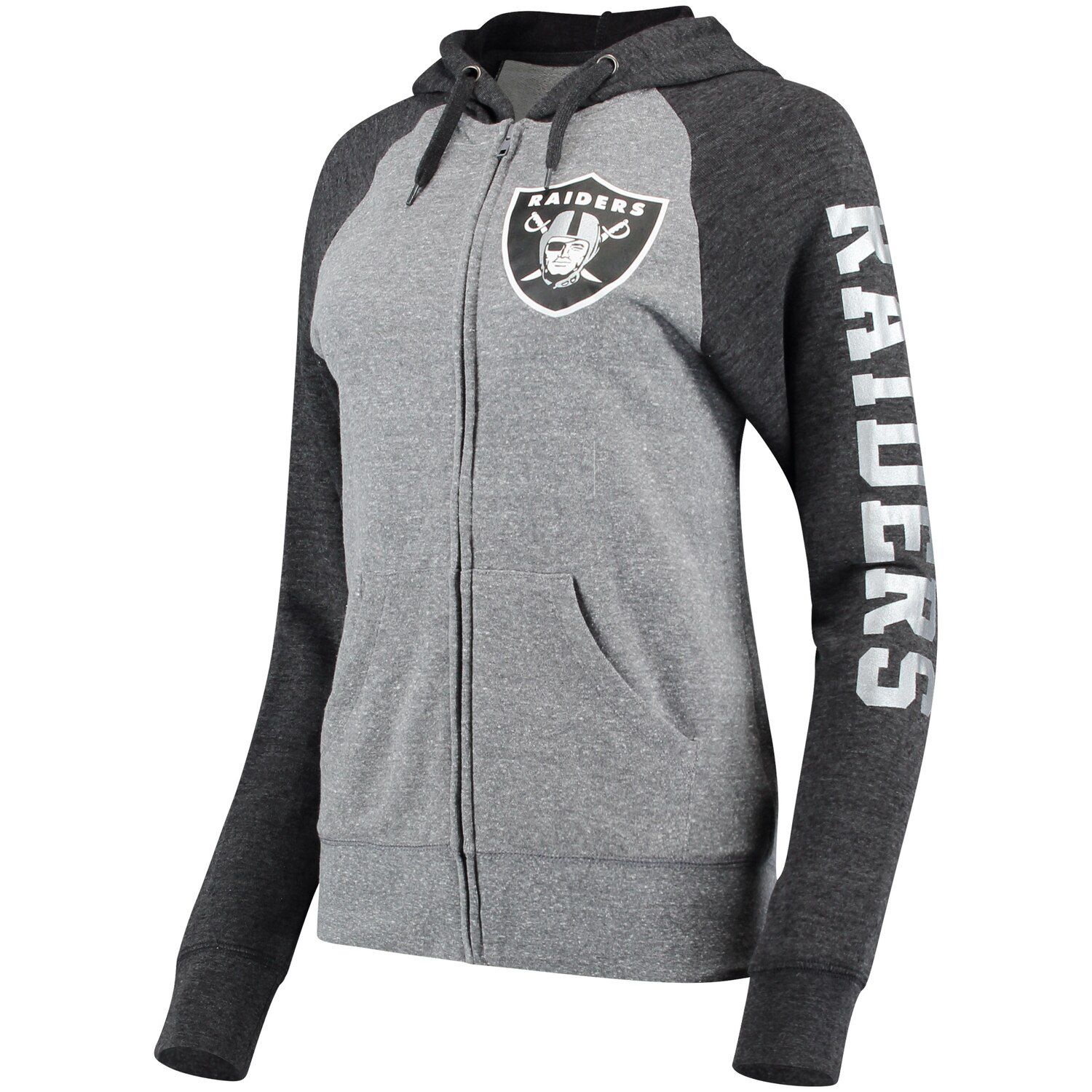 raiders zip hoodie