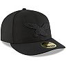 Men's New Era Black Philadelphia Eagles Throwback Logo Low Profile ...