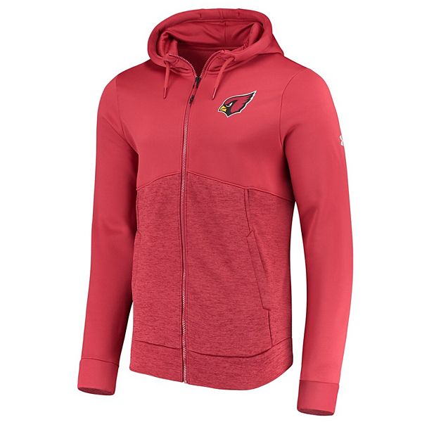 Arizona Cardinals Youth Colorblock Full-Zip Hoodie - Cardinal