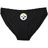 Women's Concepts Sport Black Pittsburgh Steelers Solid Logo Panties