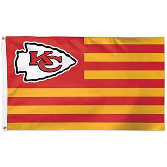 WinCraft Kansas City Chiefs 3' x 5' Americana Stars & Stripes Deluxe Flag
