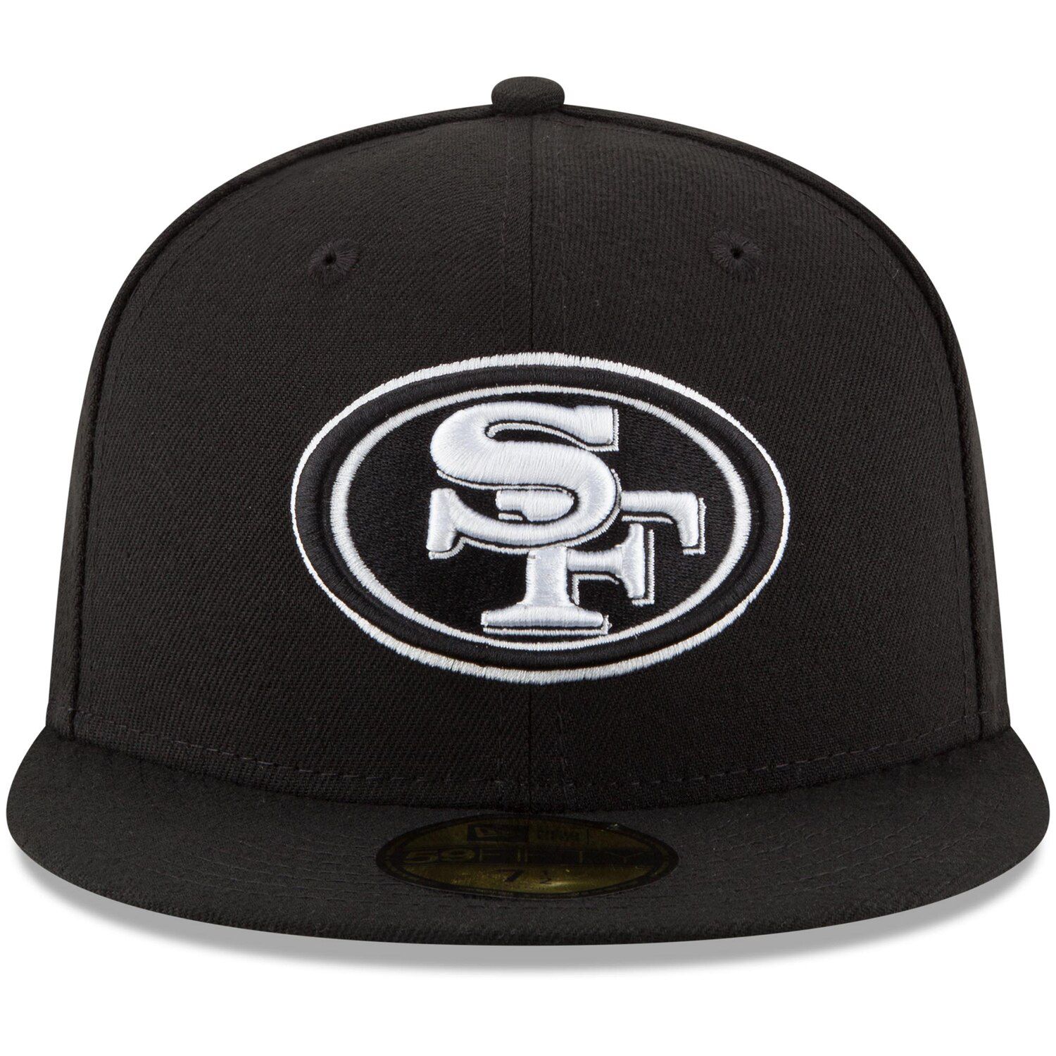 Men's New Era Black San Francisco 49ers B-Dub 59FIFTY Fitted Hat