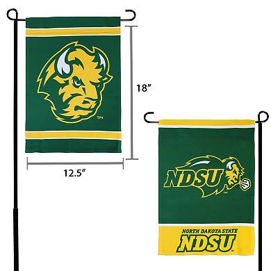 WinCraft NDSU Bison 12" x 18" Double-Sided Garden Flag