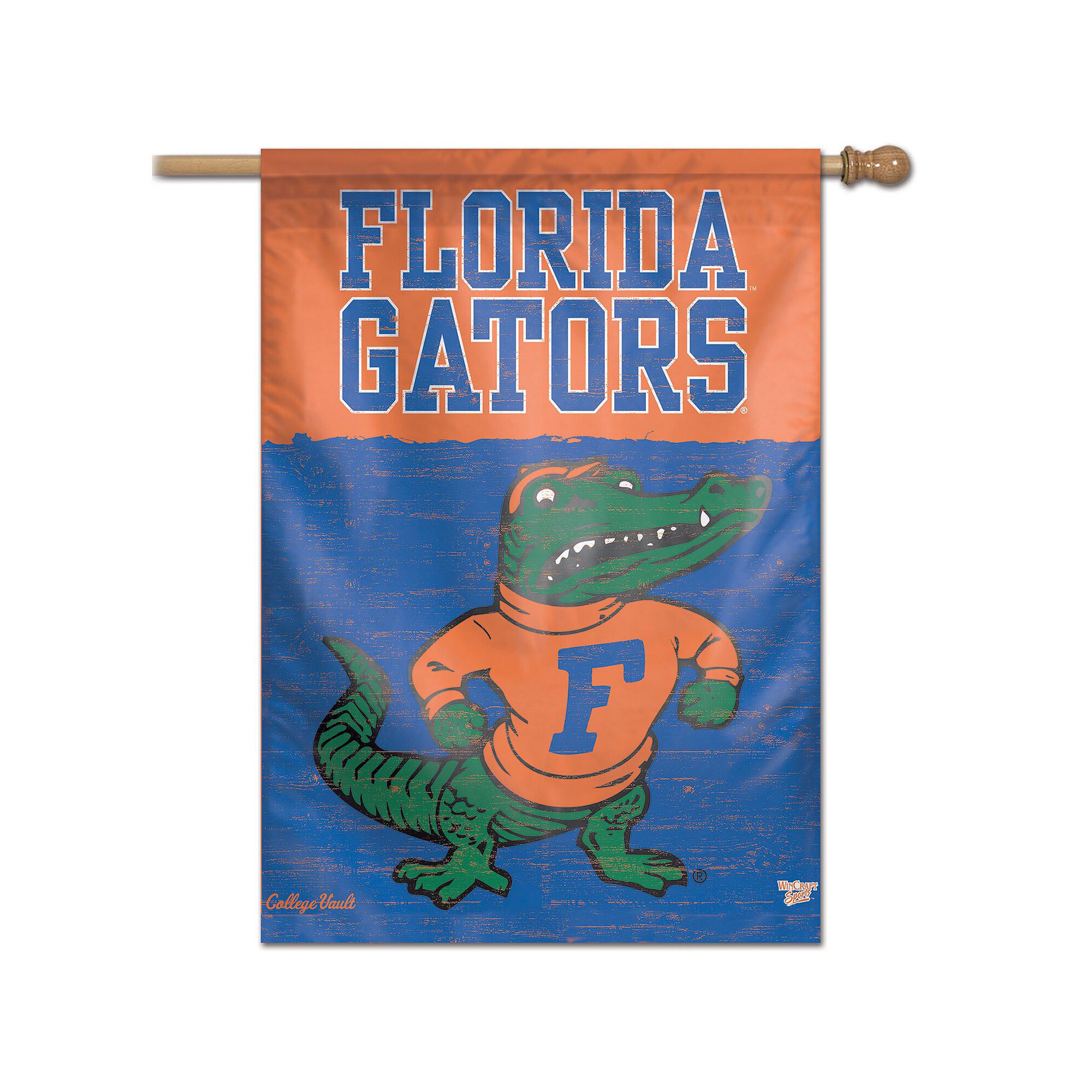 WinCraft Florida Gators 28 x 40 College Vault Single-Sided Vertical Ba