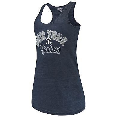 Women's Soft as a Grape Navy New York Yankees Multicount Racerback Tank Top