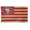 WinCraft San Francisco 49ers 3' x 5' Americana Stars & Stripes Deluxe Flag