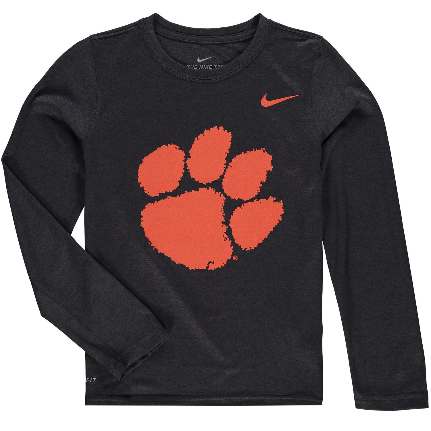 clemson nike dri fit long sleeve