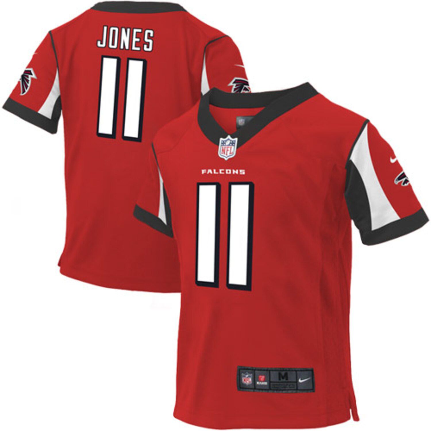 mens atlanta falcons julio jones nike red game jersey