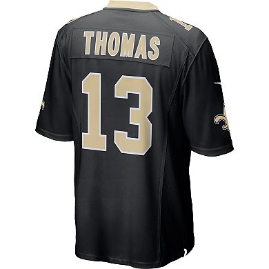 Men's Nike Michael Thomas Black New Orleans Saints Team Color Game Jersey