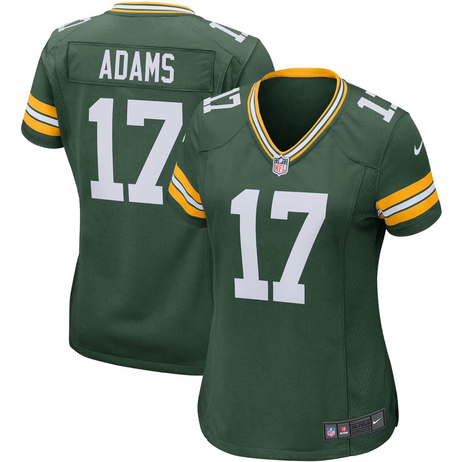 davante adams white jersey