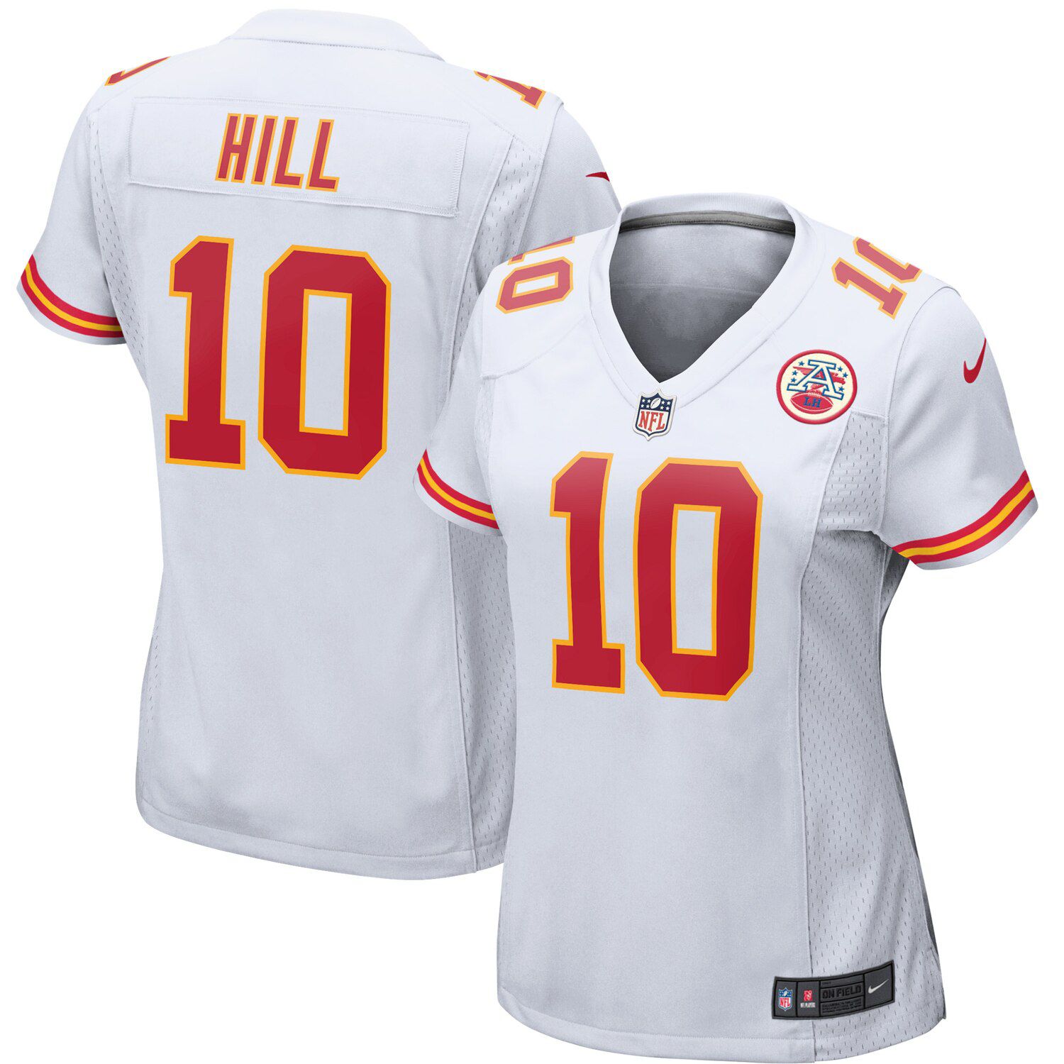 white kansas city chiefs jersey