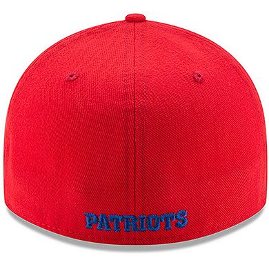Men's New Era Red New England Patriots Omaha Low Profile 59FIFTY Structured Hat