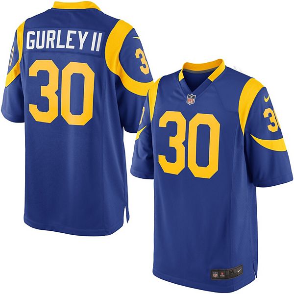 Men's Nike Todd Gurley II Royal Los Angeles Rams Game Jersey