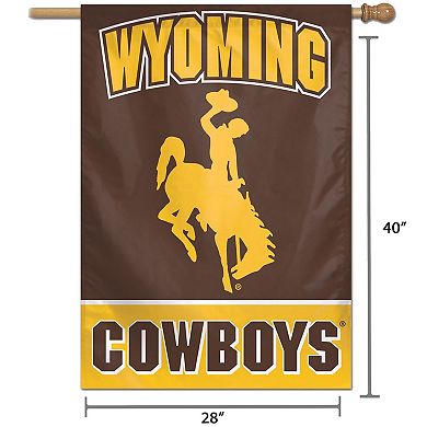 WinCraft Wyoming Cowboys 28" x 40" Logo Single-Sided Vertical Banner