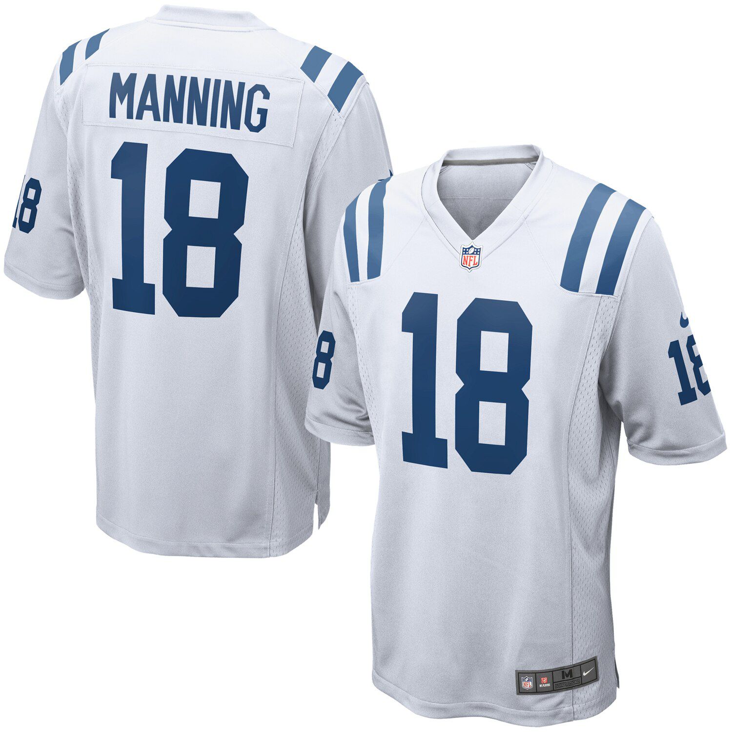 peyton manning jersey white