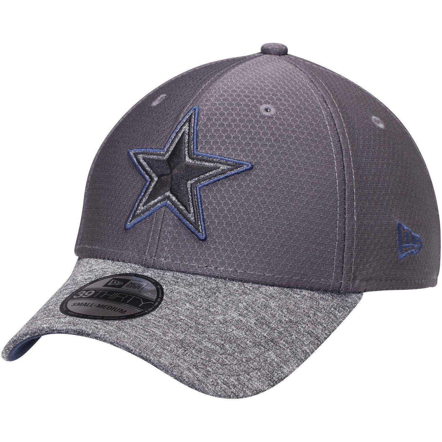 dallas cowboys new era mens white training 39thirty cap