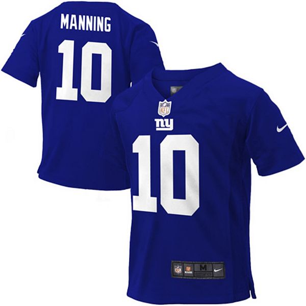 Preschool New York Giants Eli Manning Nike Royal Blue Game Jersey