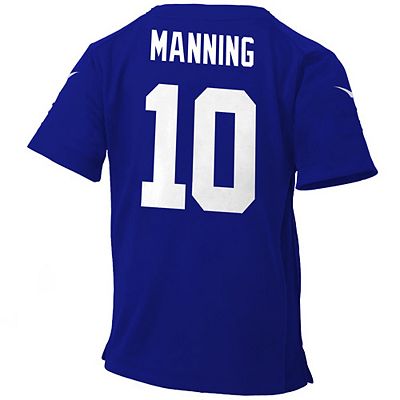 Preschool New York Giants Eli Manning Nike Royal Blue Game Jersey