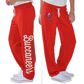 Women's G-III 4Her by Carl Banks Red Tampa Bay Buccaneers Scrimmage Fleece Pants