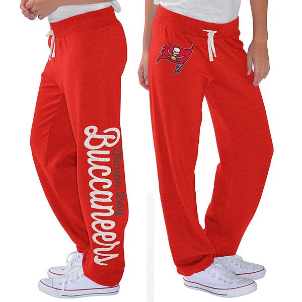 Women's G-III 4Her by Carl Banks Red Tampa Bay Buccaneers Scrimmage Fleece  Pants