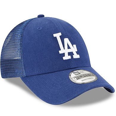 Men's New Era Royal Los Angeles Dodgers Trucker 9FORTY Adjustable ...