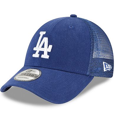 Men's New Era Royal Los Angeles Dodgers Trucker 9FORTY Adjustable ...