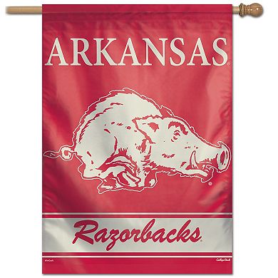 WinCraft Arkansas Razorbacks 28" x 40" College Vault Single-Sided Vertical Banner