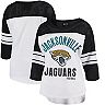 Women's G-III 4Her by Carl Banks White/Black Jacksonville Jaguars First ...