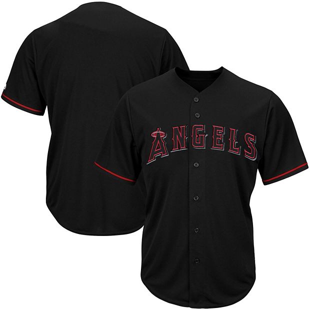 Los Angeles Angels Big & Tall Fashion Jersey - Black