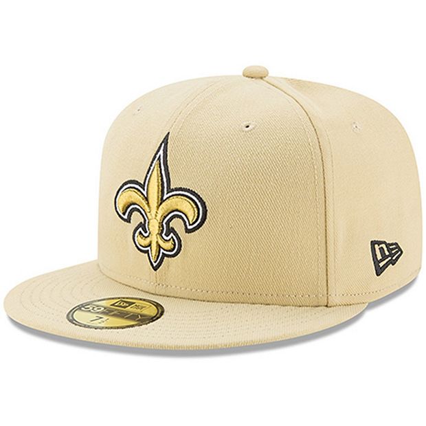 Men's New Era Gold New Orleans Saints Omaha 59FIFTY Hat