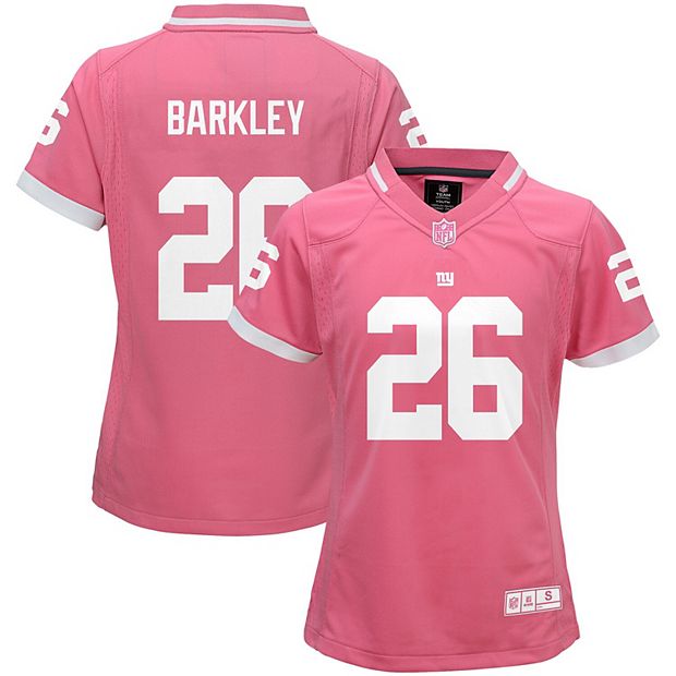 Girls Youth Saquon Barkley Pink New York Giants Bubble Gum Jersey