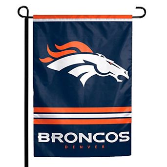 WinCraft Denver Broncos 12" x 18" Double-Sided Garden Flag