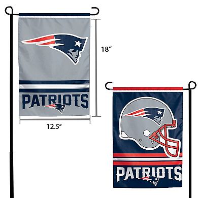 WinCraft New England Patriots 12" x 18" Double-Sided Garden Flag