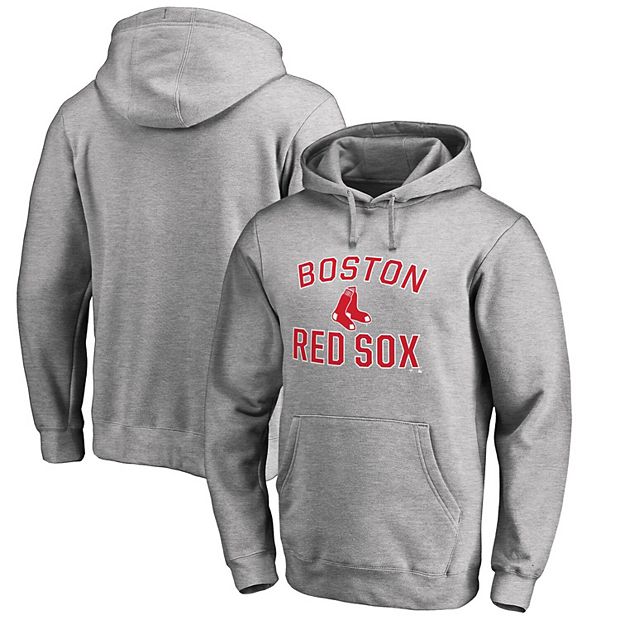 Men's Fanatics Branded Red Boston Sox Official Logo Pullover Hoodie