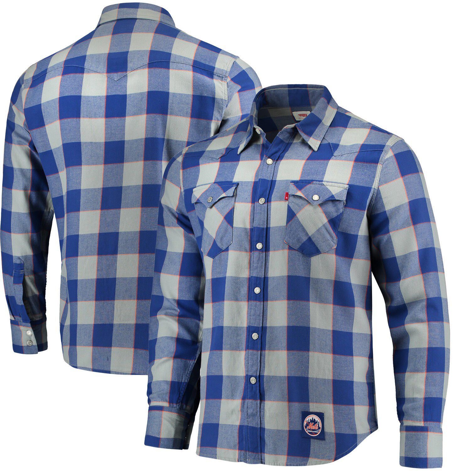 new york mets button down shirt