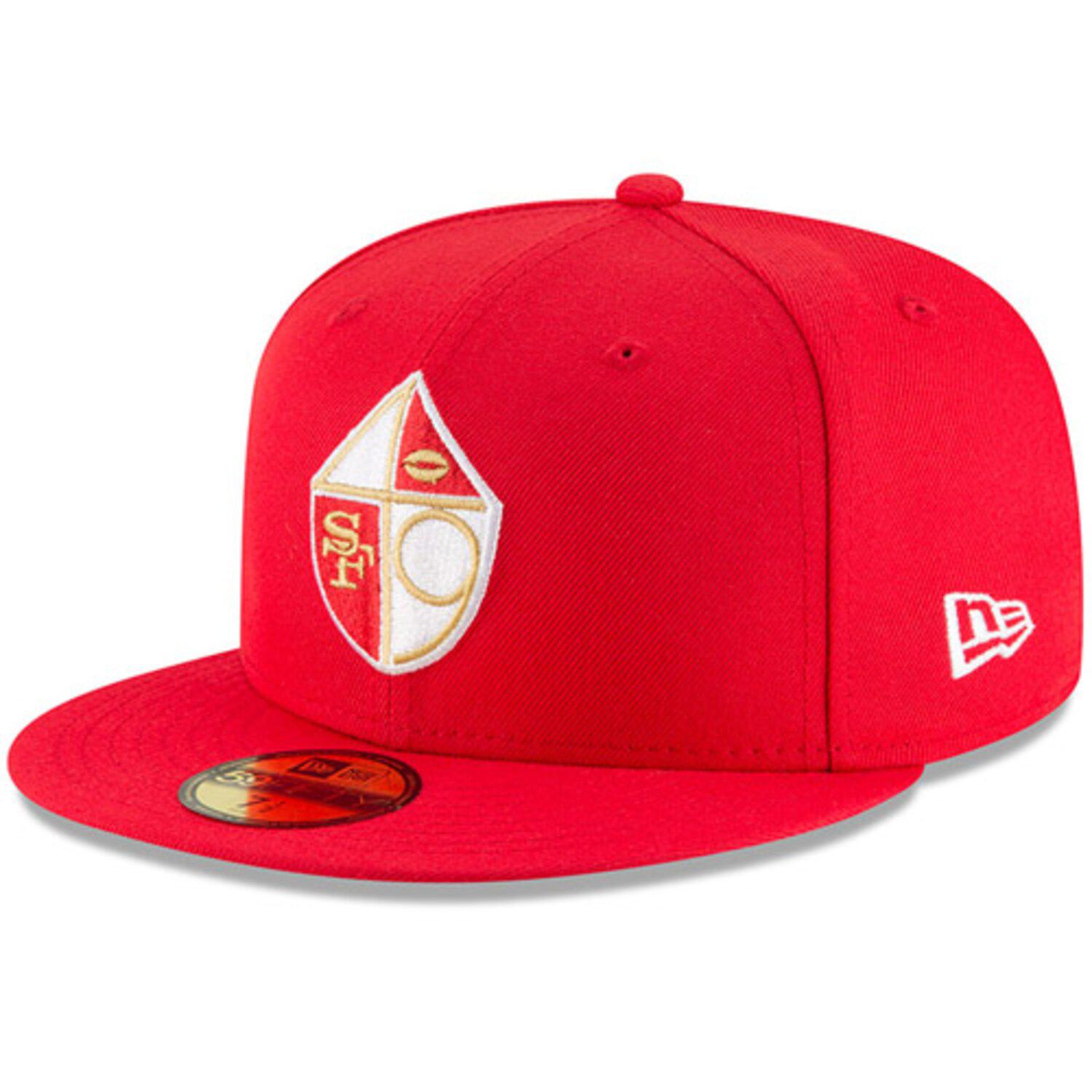 49ers black throwback hat