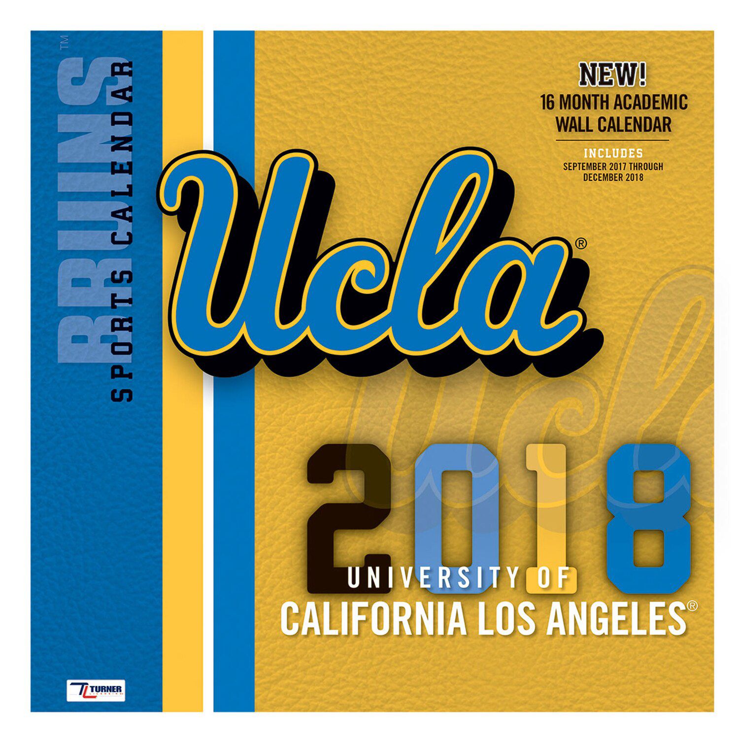 UCLA Block Carabiner Keychain