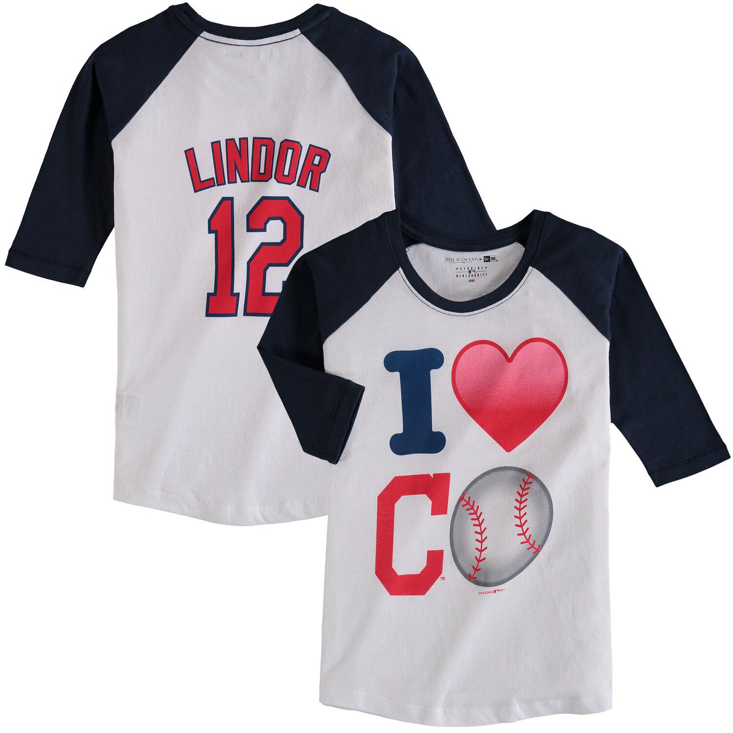 girls cleveland indians shirt