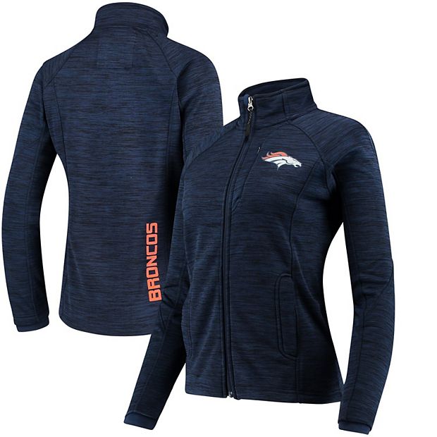 Women's G-III 4Her by Carl Banks Navy Denver Broncos Bedazzled